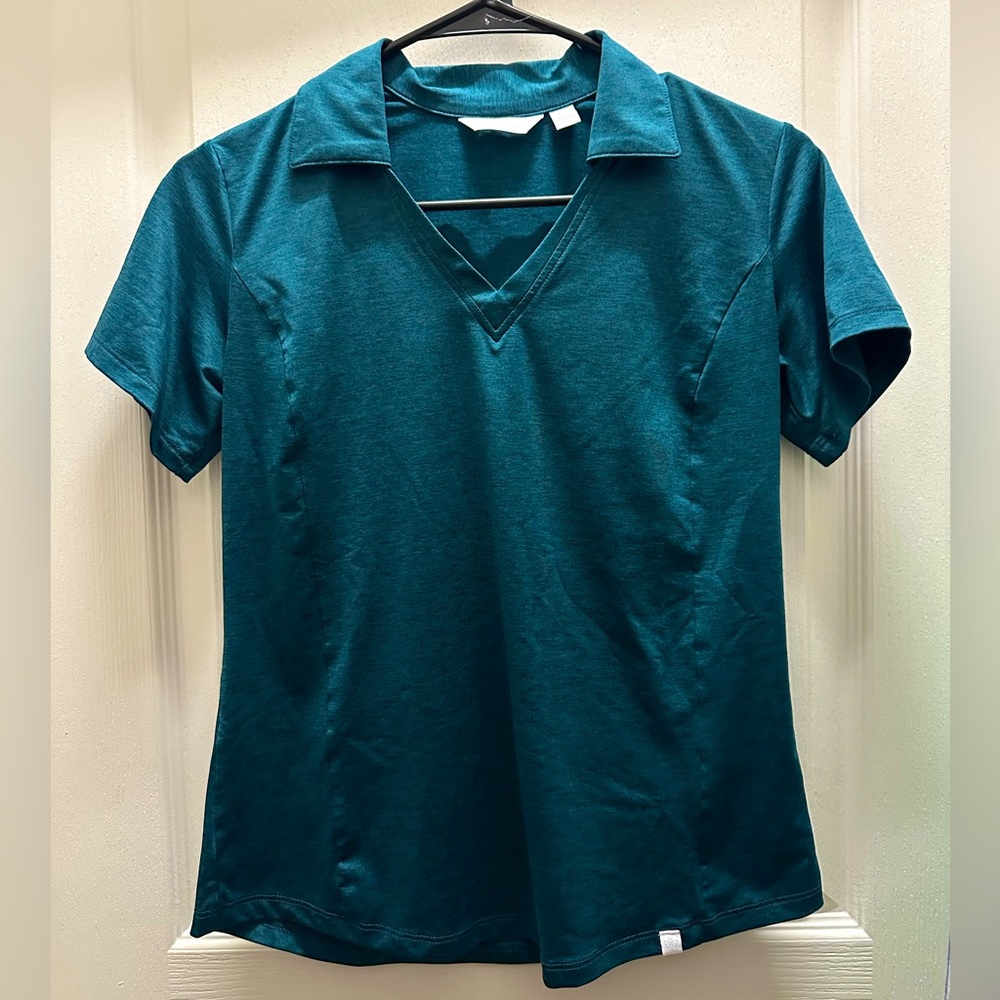 Lady Hagen Turquoise Green Golf Polo XS EUC